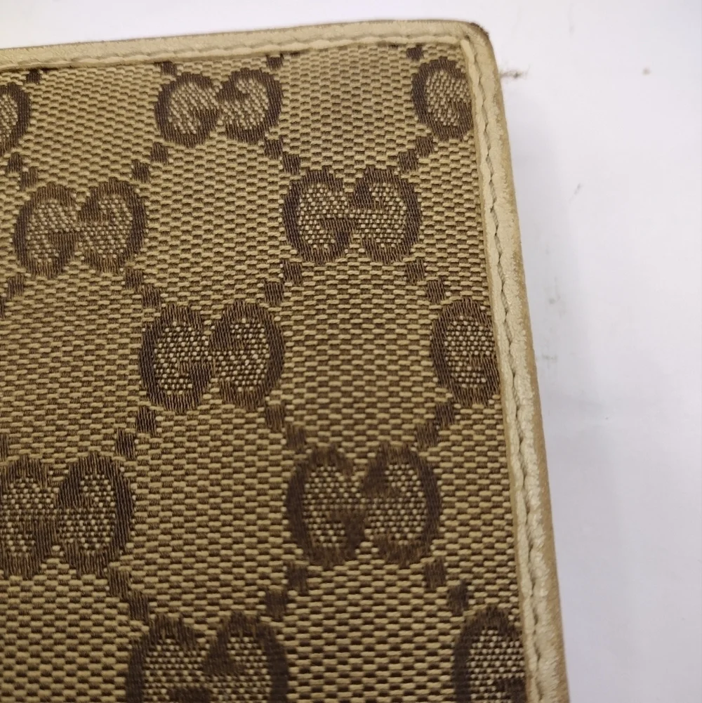 GUCCI GG canvas bifold long wallet Purse Authentic Made in Italy 181593 9416